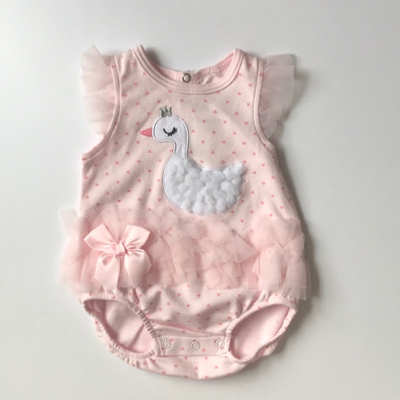 Other - Adorable Swan Princess Pink Sleeveless Onesie